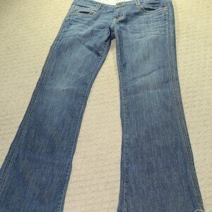 Tag + Size 29 Mid Rise Flare Leg Blue Jeans